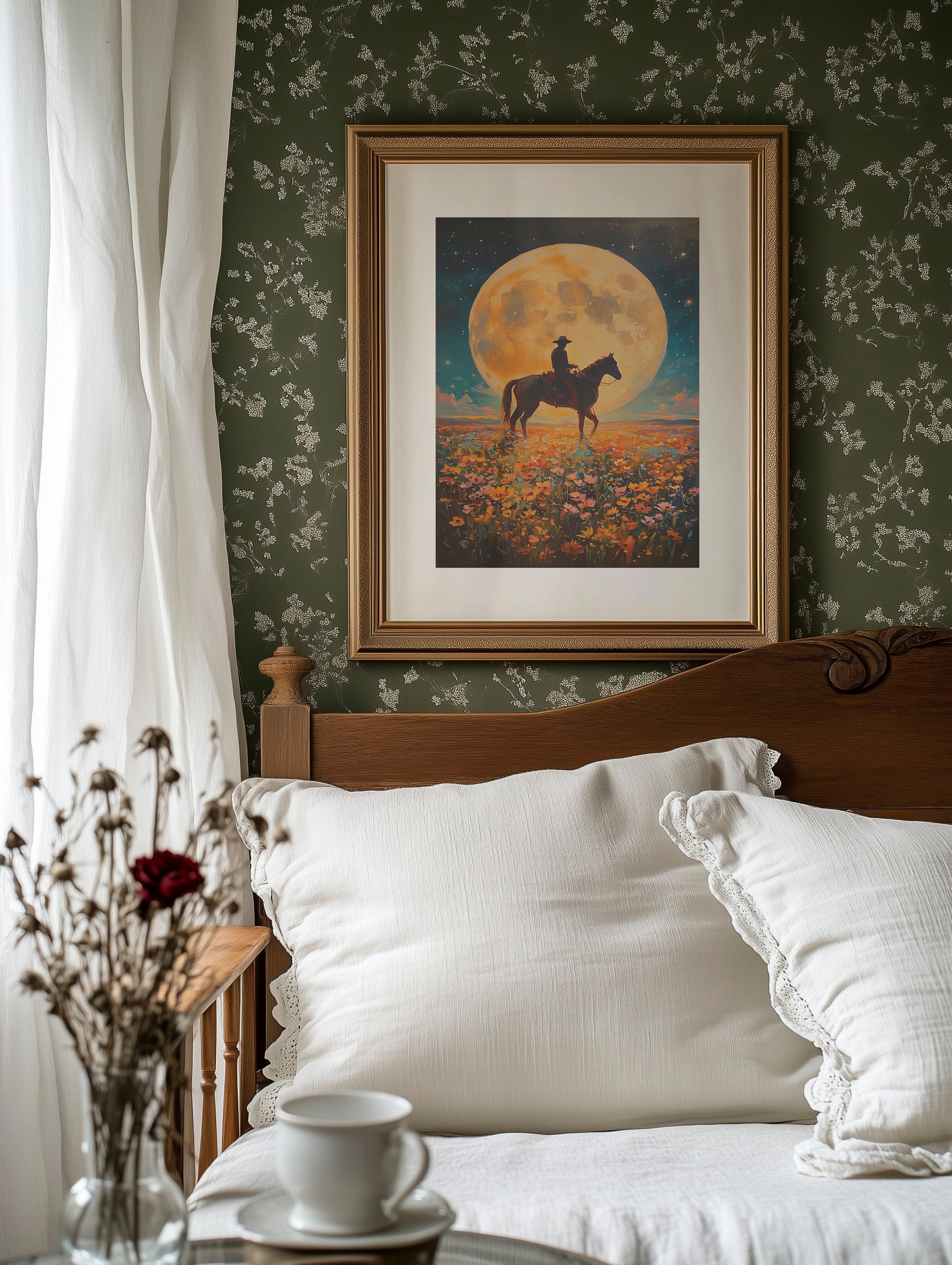 Moonlit Poppies Guide Night Riders