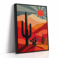 Red Mountains Sing Desert Sunlight