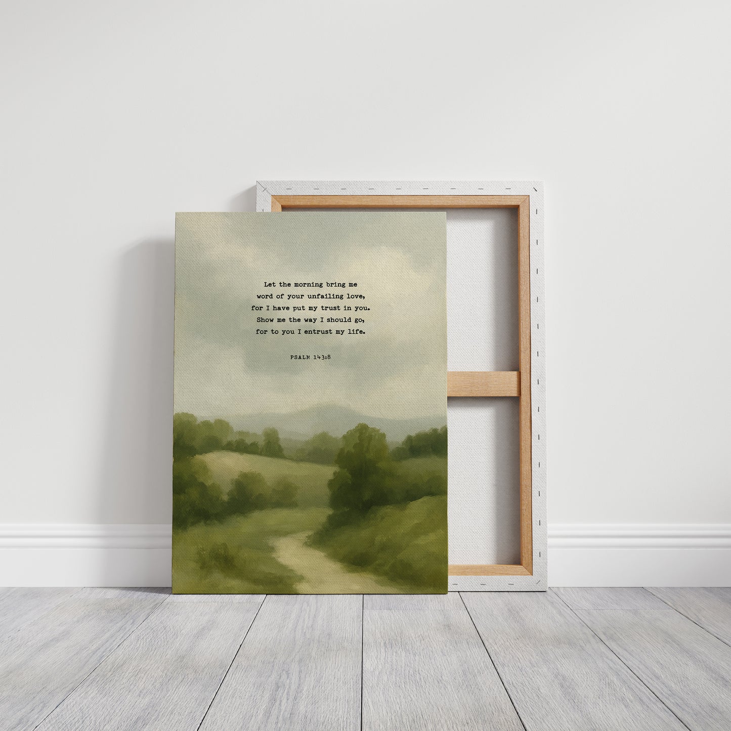 Morning Trust Psalm 143:8 Landscape Print