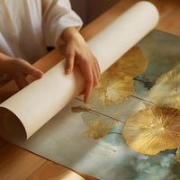 Golden Lotus Dance In Jade Mist