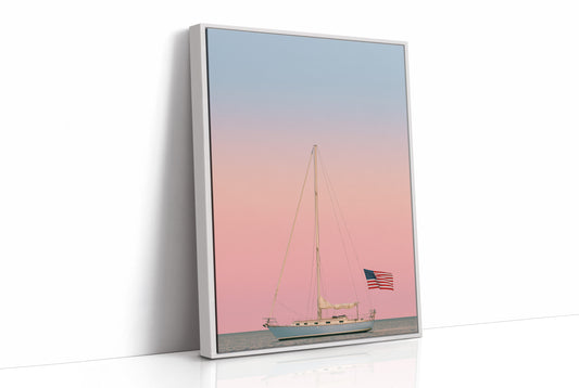 Anchored at Dusk, Flag Flying