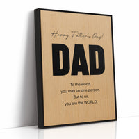 To Us, You Are the World