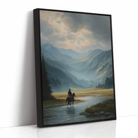 Crossing Waters Under Mountain Light