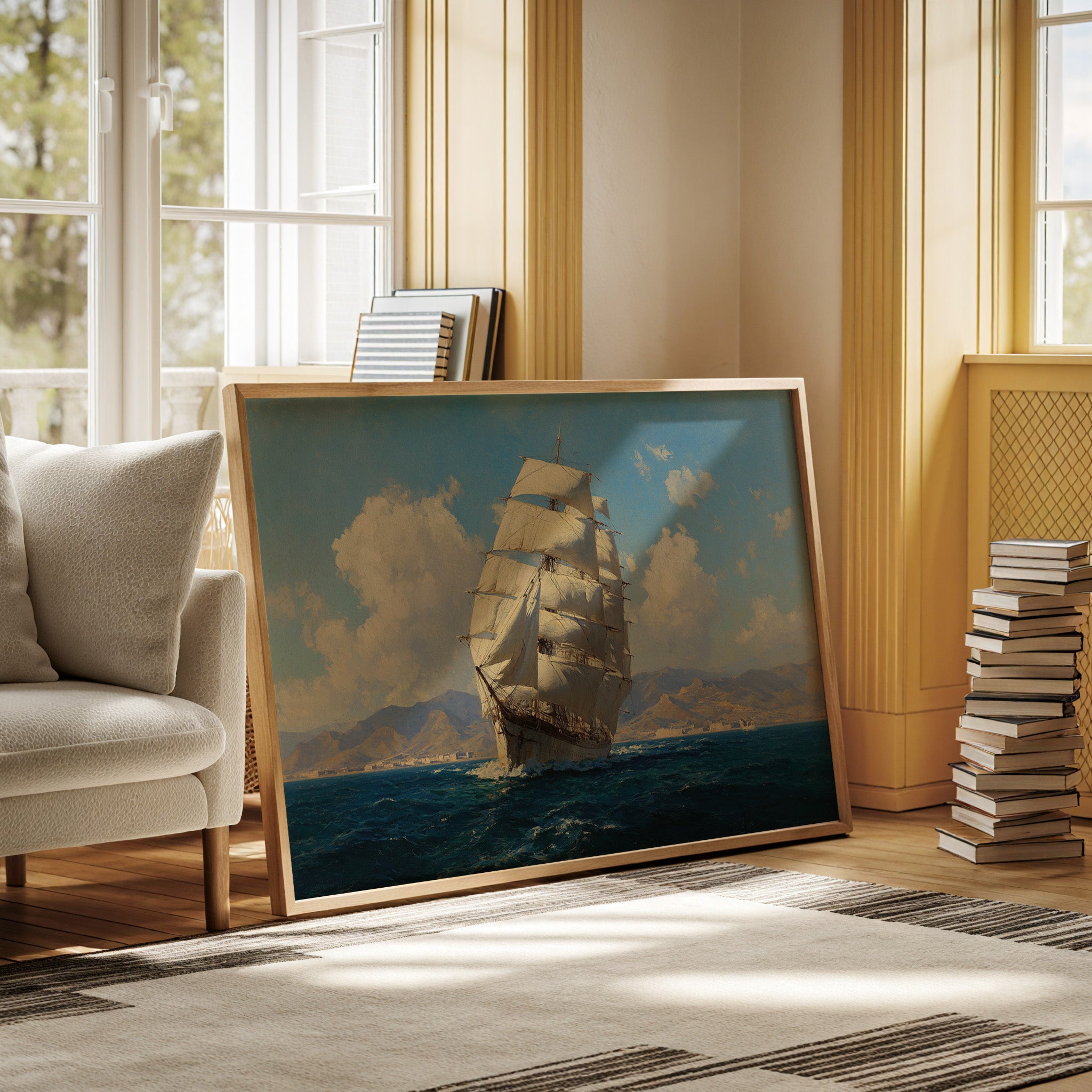 Tall Ship Charts Mediterranean Dreams
