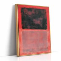 Red Black Color Field Study