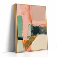 Blush Mint Gold Color Block