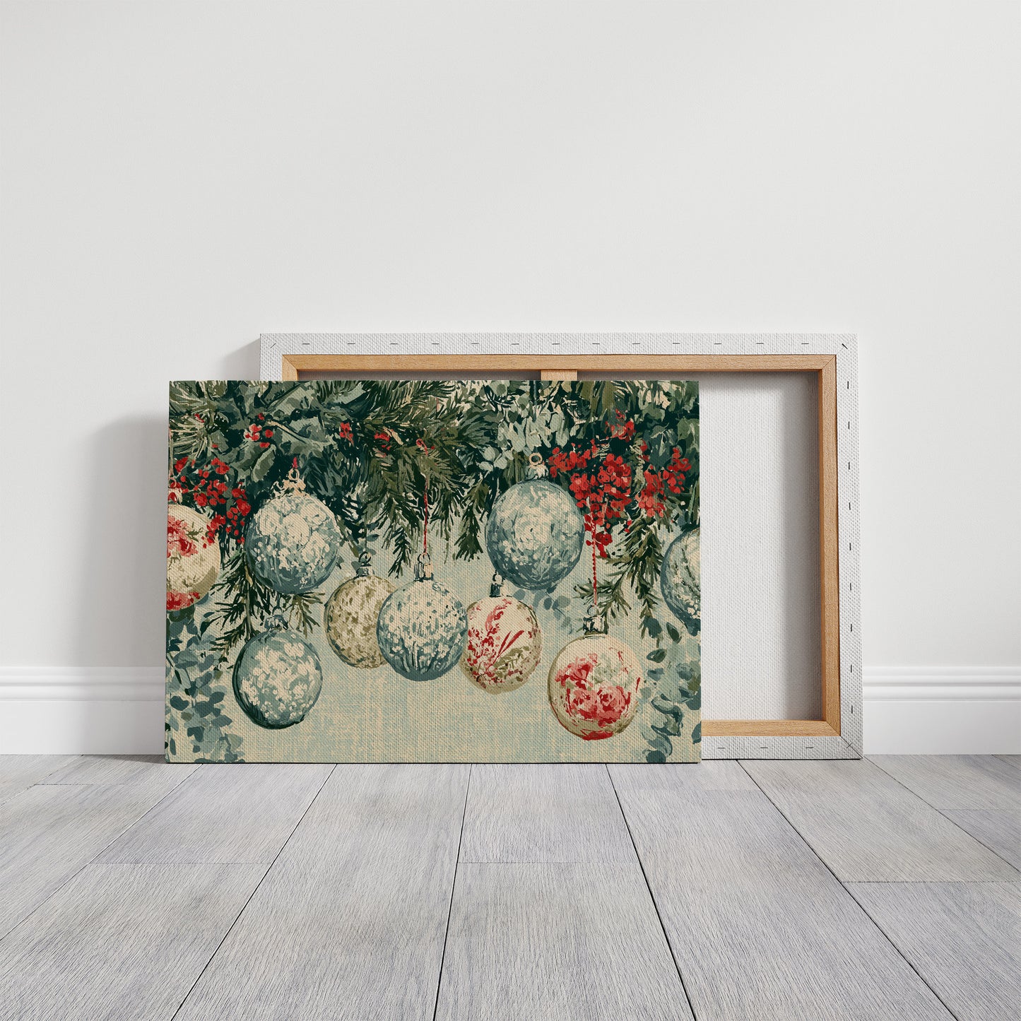 Speckled Glass, Sprigs Of Red