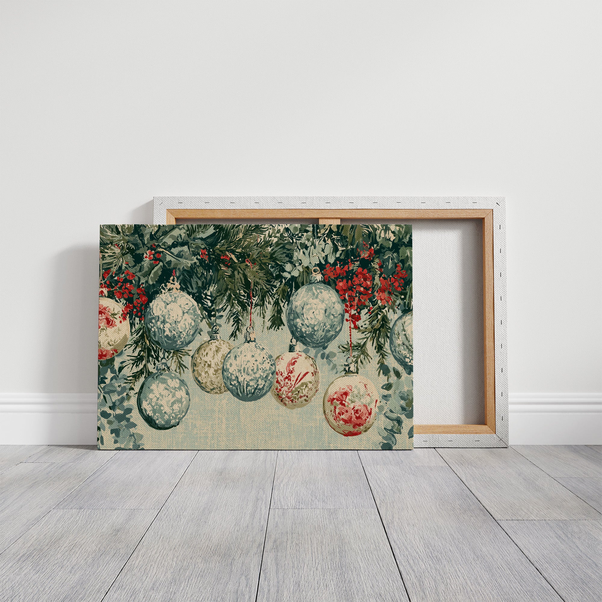 Speckled Glass, Sprigs Of Red