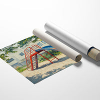 Summer Memories On Metal Slides