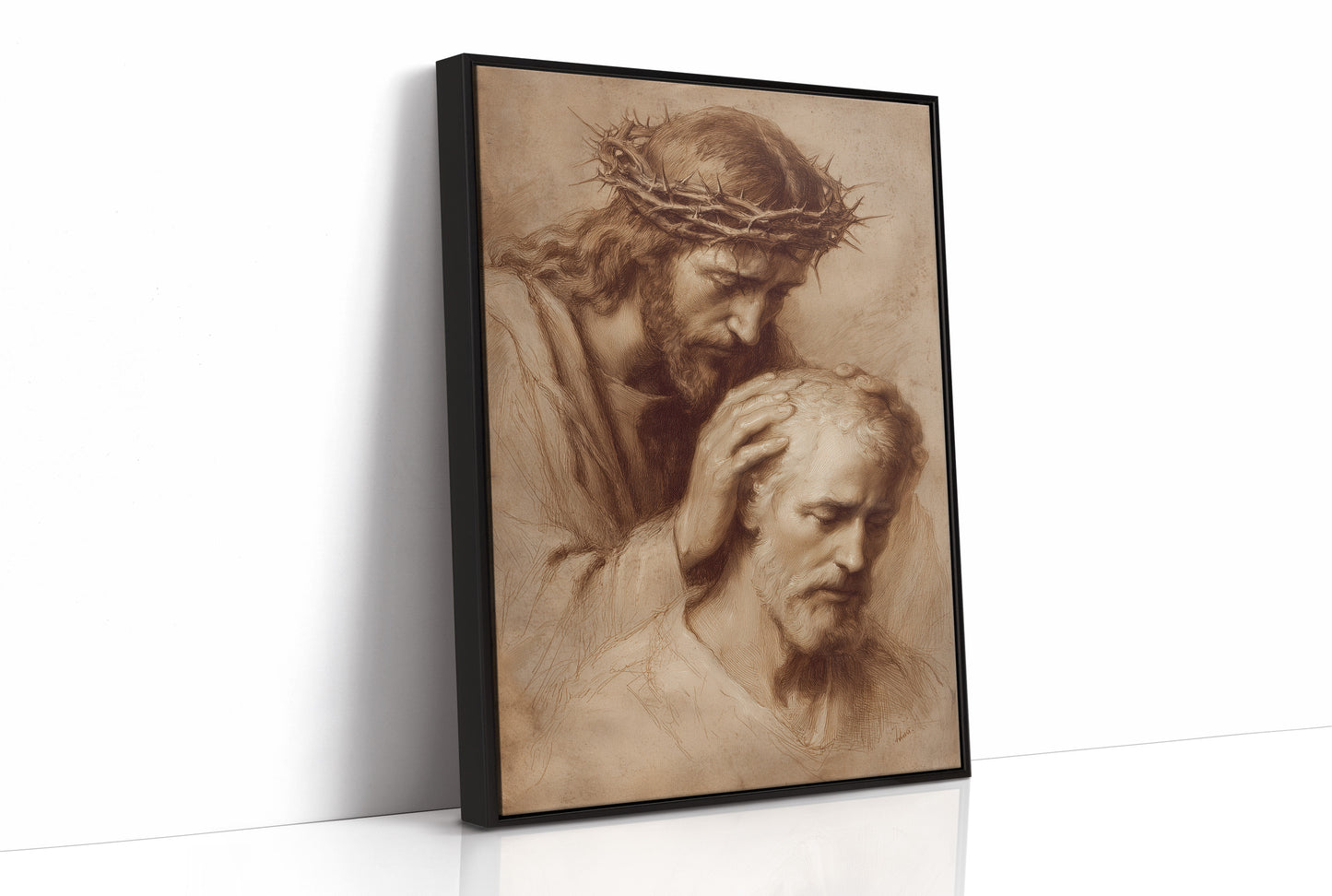 A Hand Upon the Bowed Head