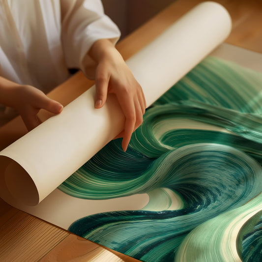 Emerald Waves Paint Ocean Stories