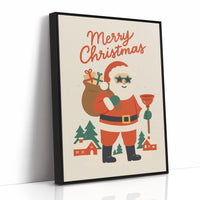 Retro Santa Brings Holiday Cheer