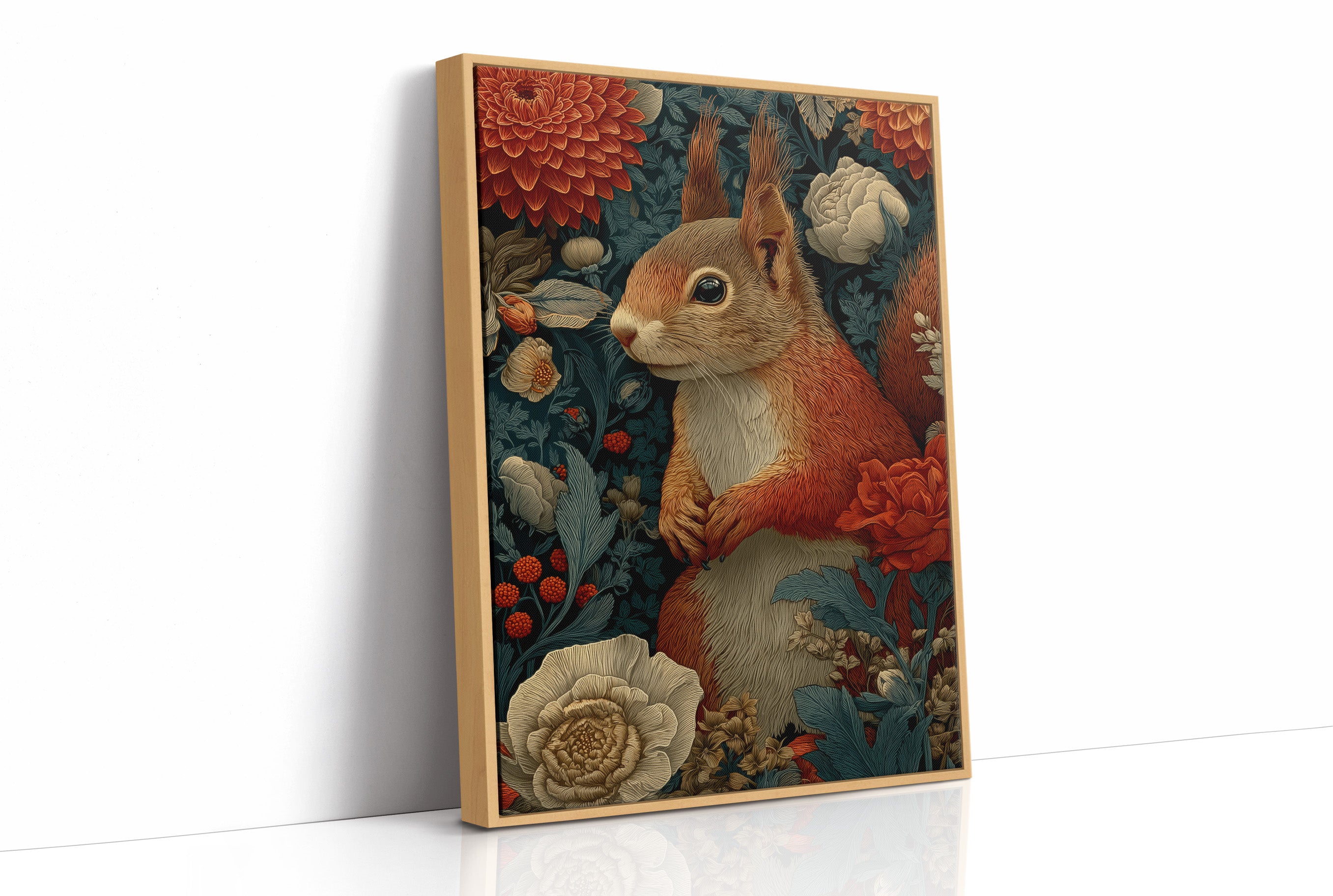 The Squirrel Who Stayed for the Flowers