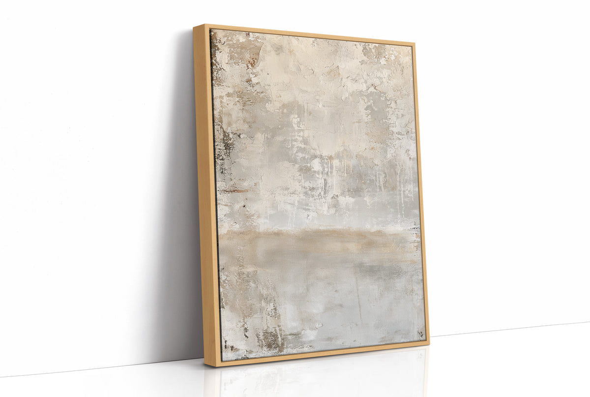 Weathered Neutral Plaster Abstract