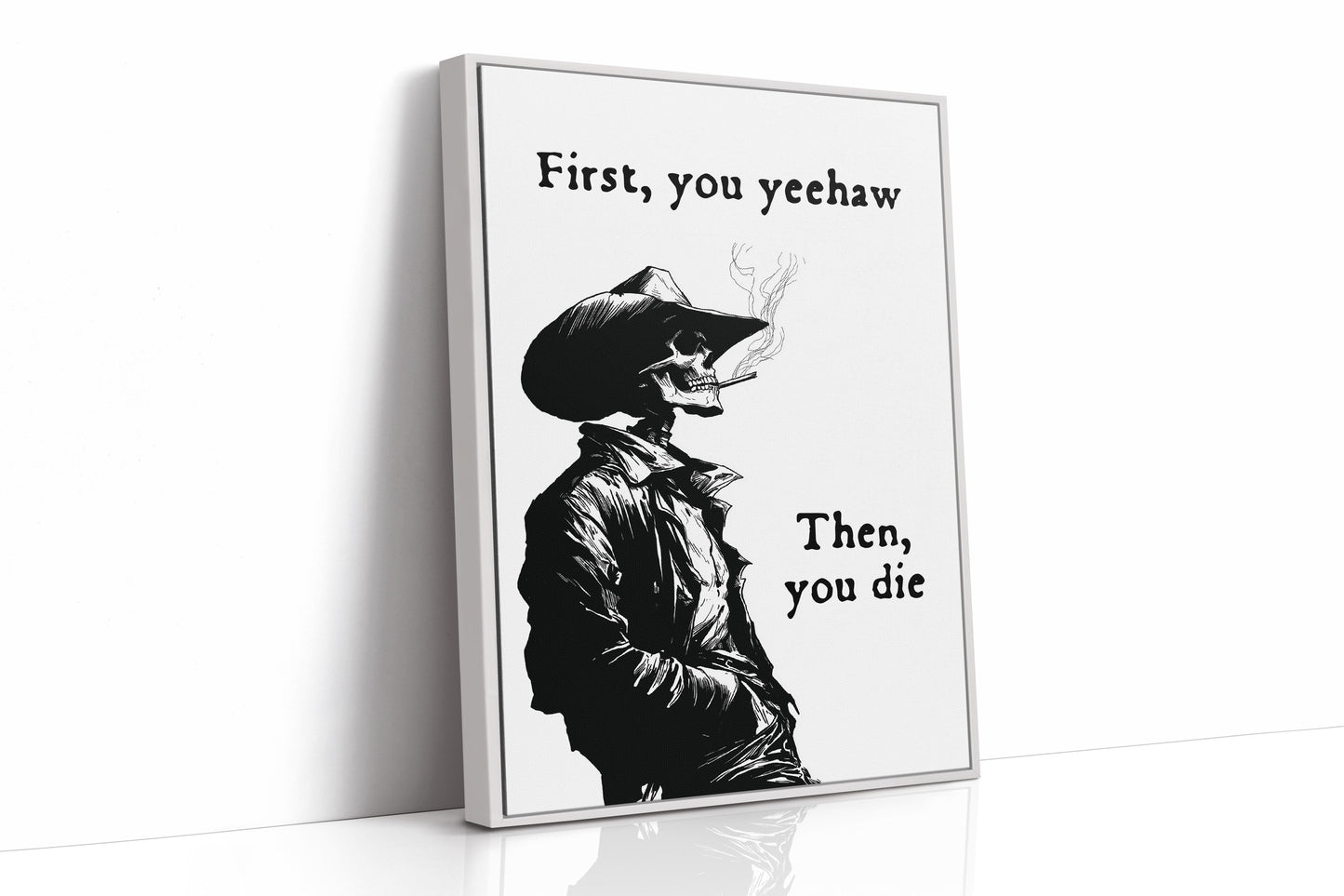 Cowboy's Last Cigarette Break