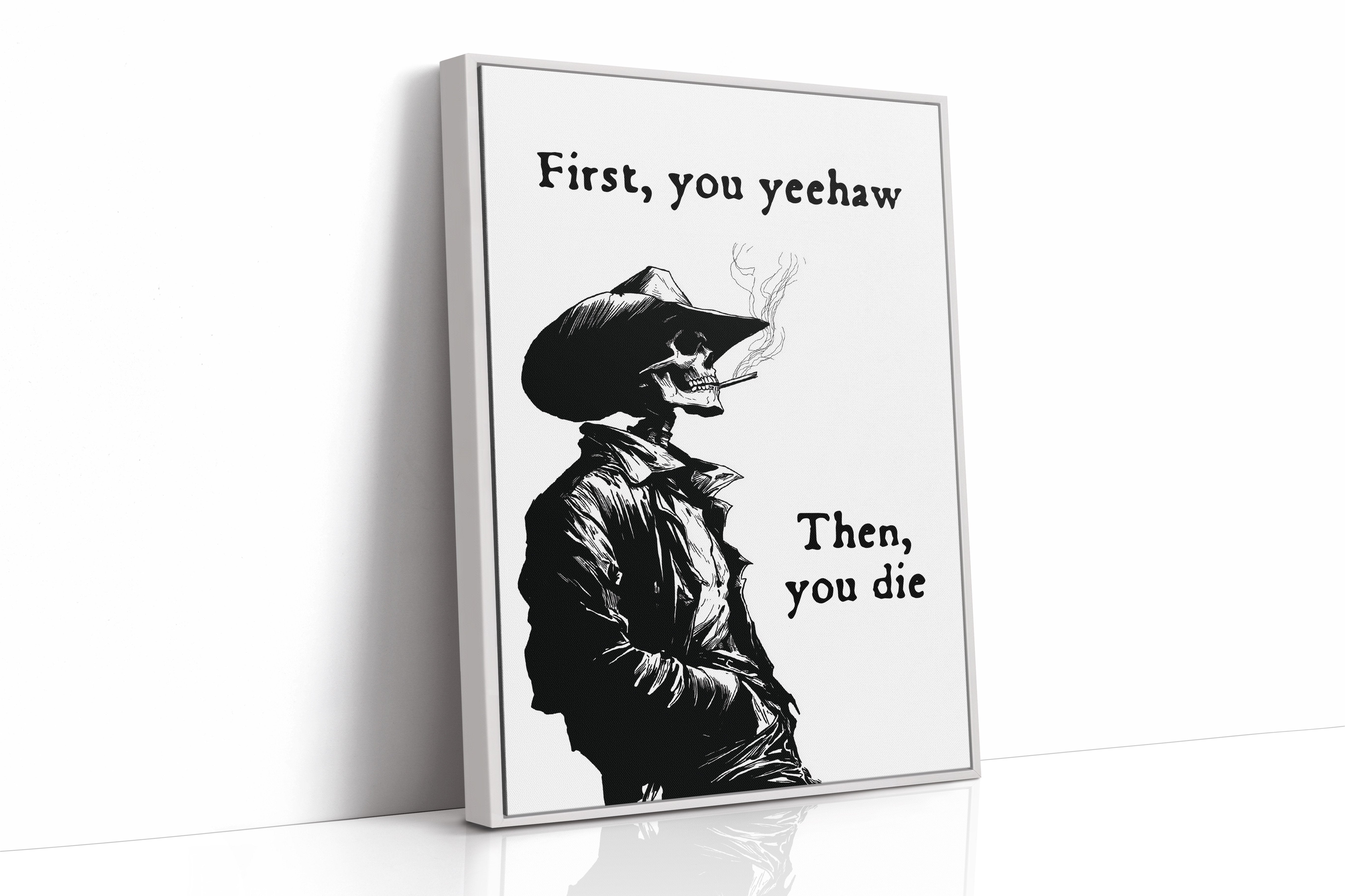 Cowboy's Last Cigarette Break
