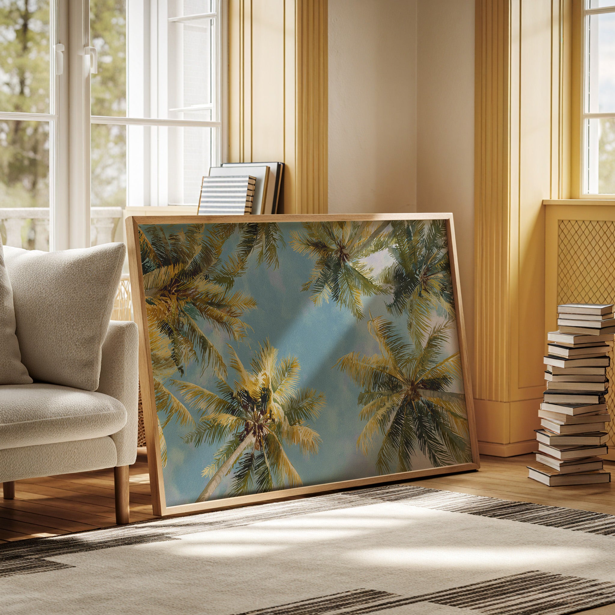 Summer Breeze Lifts Palm Stories
