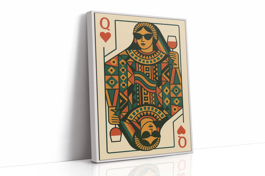 Modern Queen Sips Vintage Red