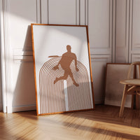 Lines Of Motion Paint Freedom's Dance