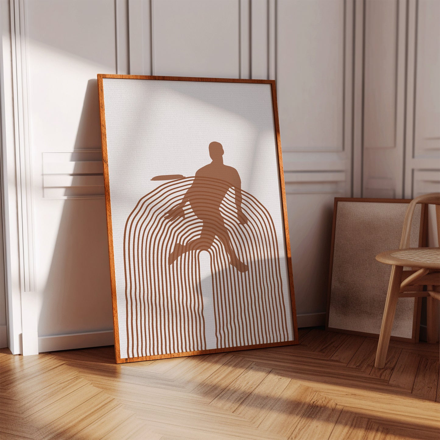 Lines Of Motion Paint Freedom's Dance