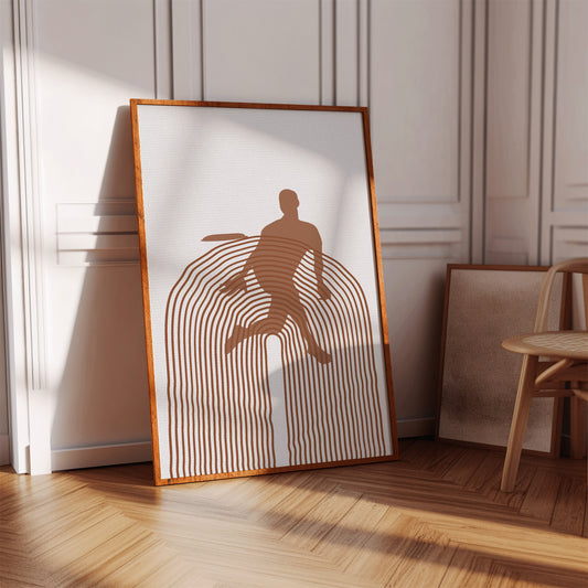 Lines Of Motion Paint Freedom's Dance