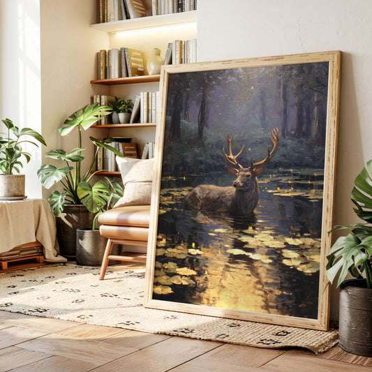Serenity Amidst Golden Waters