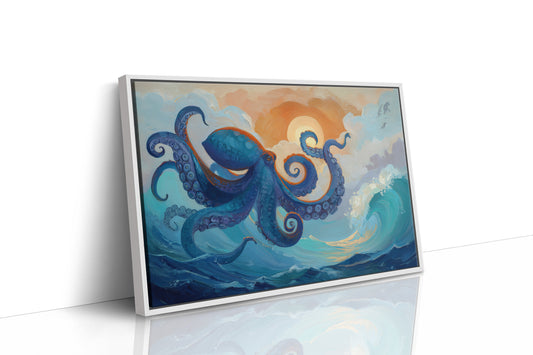 Ocean Dancer In Sunset Waves