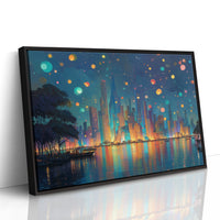 Lanterns Rise Above City Dreams