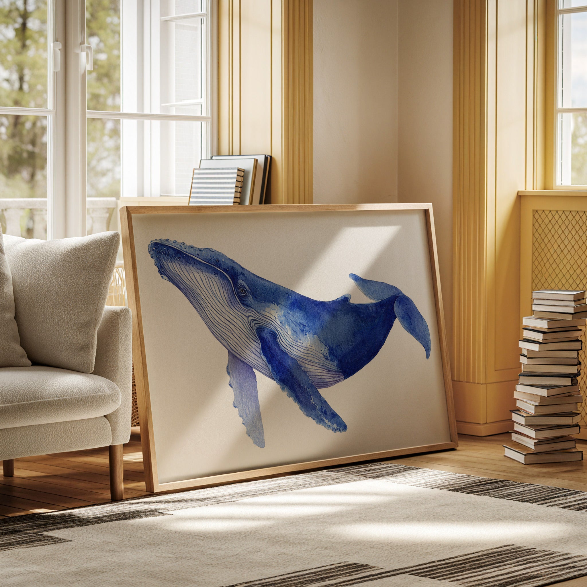 Ocean Giants Paint Their Stories Blue