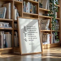 Do Not Fear Isaiah 41 Bible Verse Print