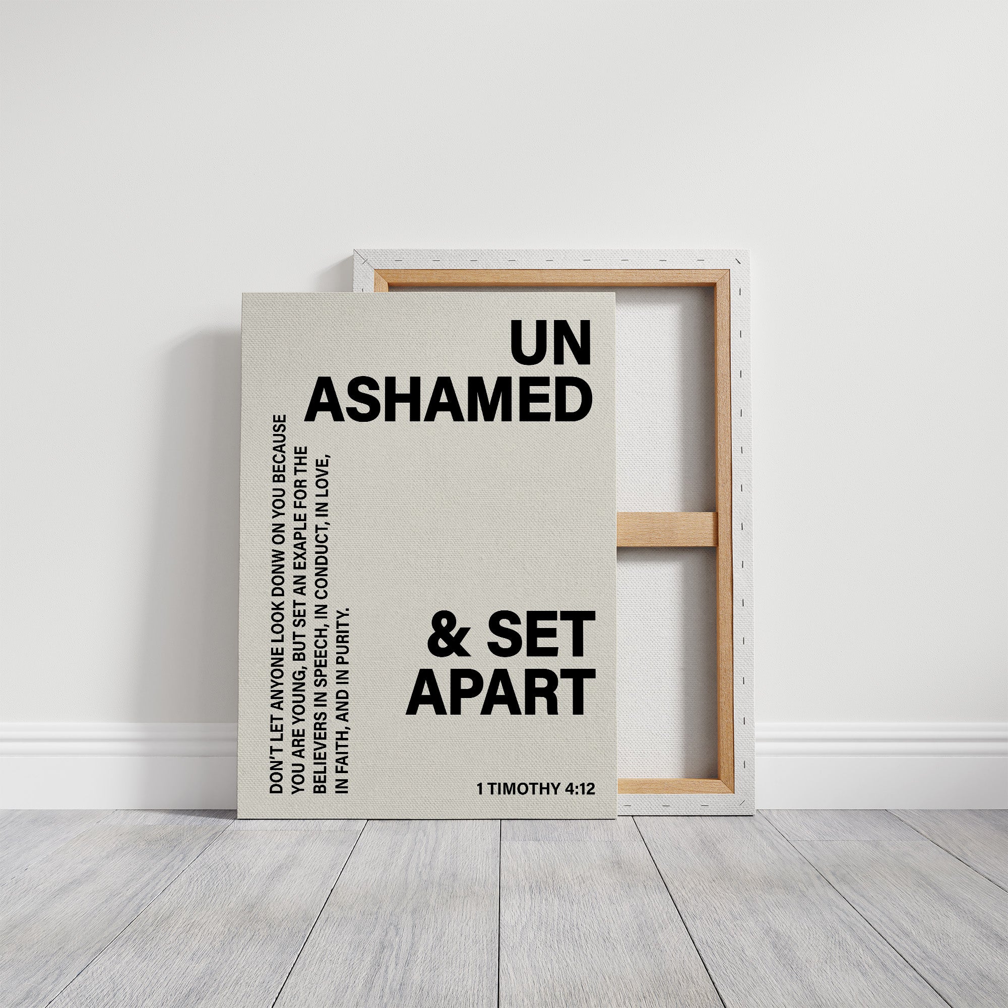 Unashamed and Set Apart