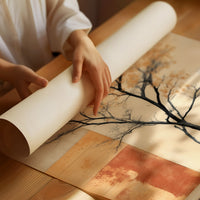 Solitary Tree Finds Golden Peace