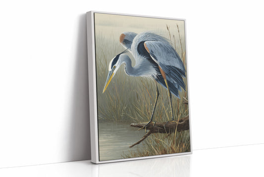 Marsh Sentinel Awaits Dawn