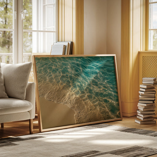 Sunlight Dances On Turquoise Tides