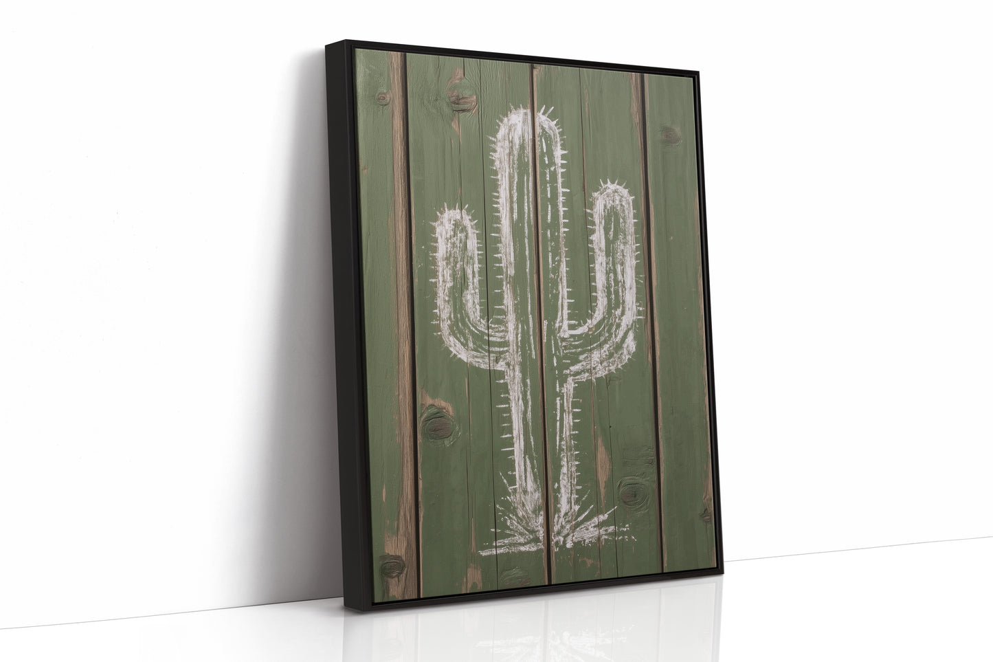 Chalk Stories On Weathered Wood