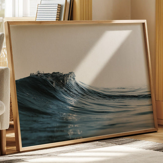 Ocean's Pulse Catches Morning Light