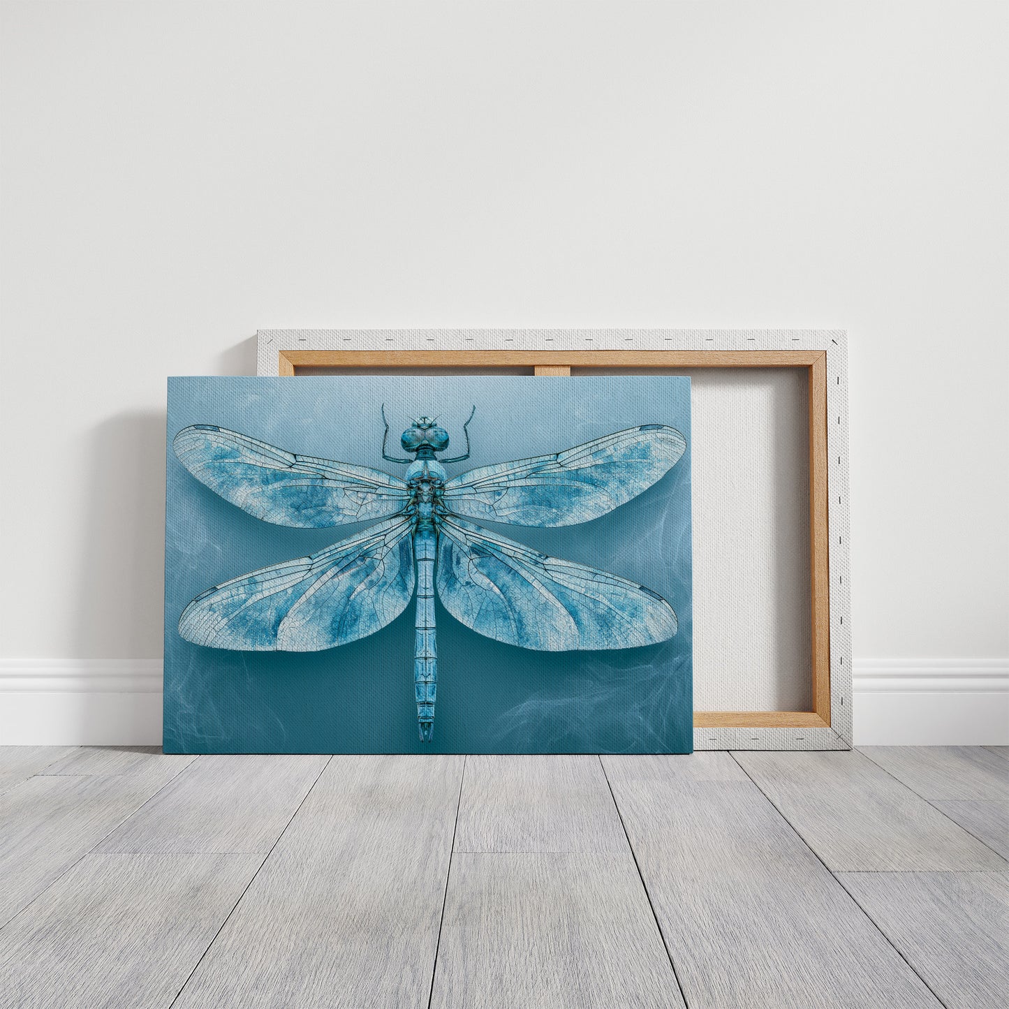 Frost-Blue Dragonfly Study