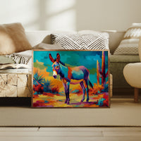 Desert Colors Dance With Burro