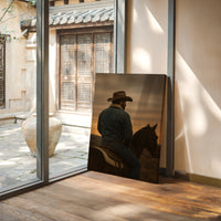 Cowboy at Dusk