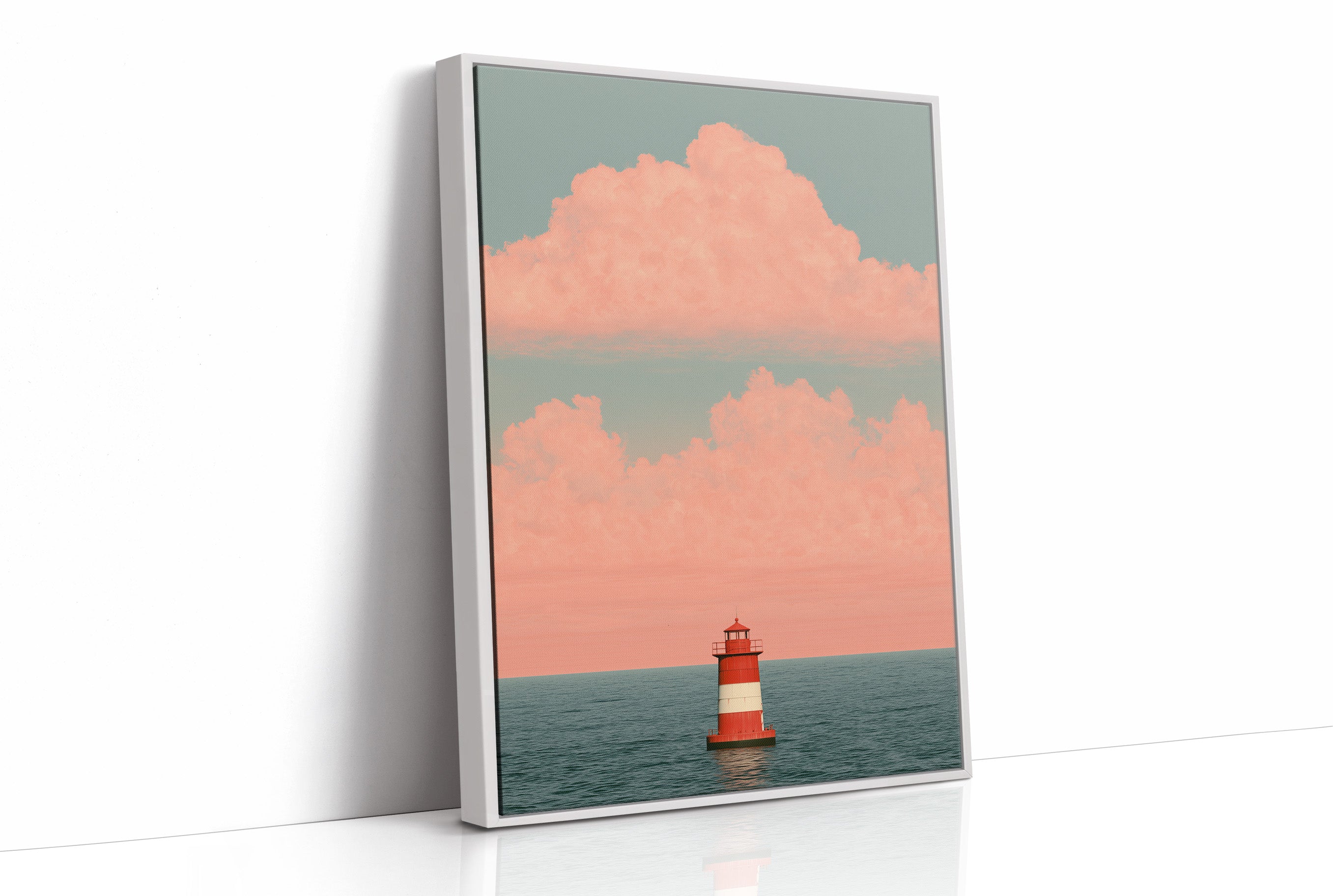 Coastal Horizon: Pastel Beacon