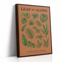 Leaf Me Alone: Vintage Tropical Houseplant Chart