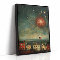 Smoke and Stars Over the Harbor