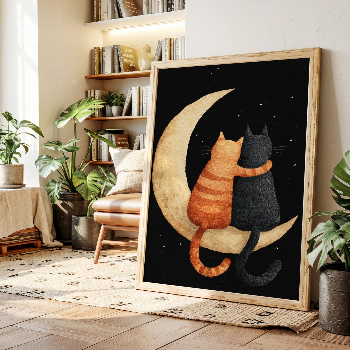 Beneath Moonlight's Gentle Embrace