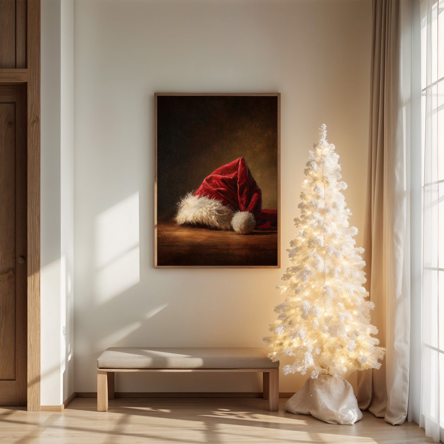 Santa's Hat Rests In Quiet Light
