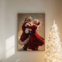 Love's Winter Dance In Crimson