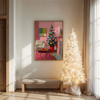 Festive Pink Room Glows Sweet