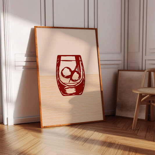 Burgundy Glass Holds Summer Secrets
