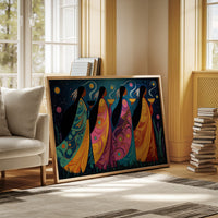 Sacred Stars Dance Through Night