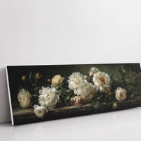 White Peonies In Shadowed Stillness