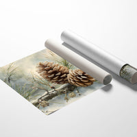Winter Pinecones Share Gentle Stories